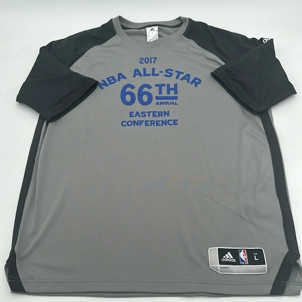adidas NBA LeBron James Authentic 2017 East All Star Shooting Jersey Size Large